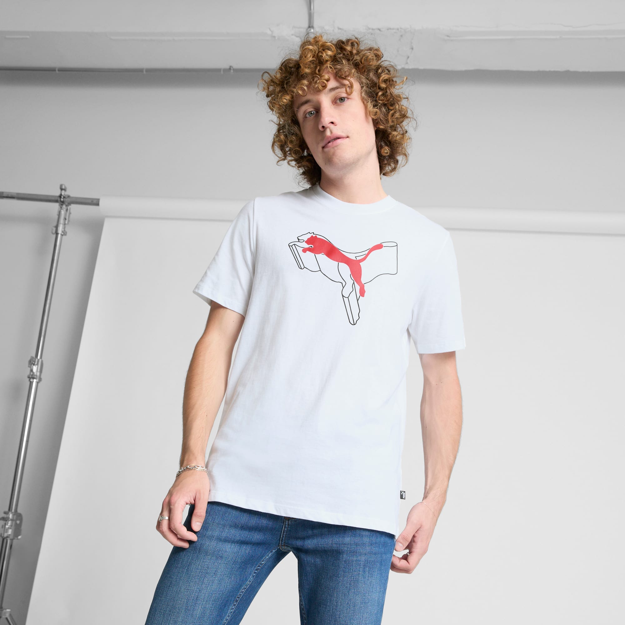 ESS+ Logo Lab Men's Tee | PUMA